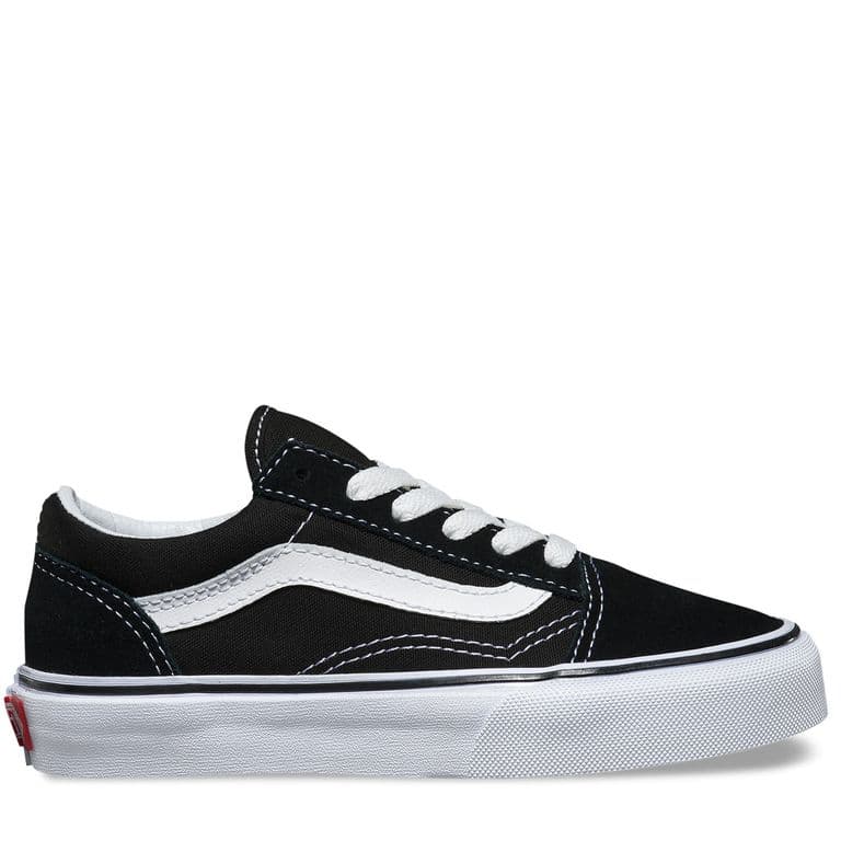 Zapatilla Nino Uy Old Skool Black/True White Negro 32.5