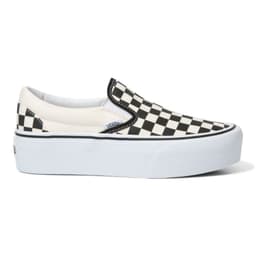 Zapatilla Mujer Slip-On Stackform Checker Negro Negro 36.5