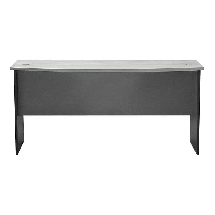 ESCRITORIO CURVO 160 MAPLE CON GRIS