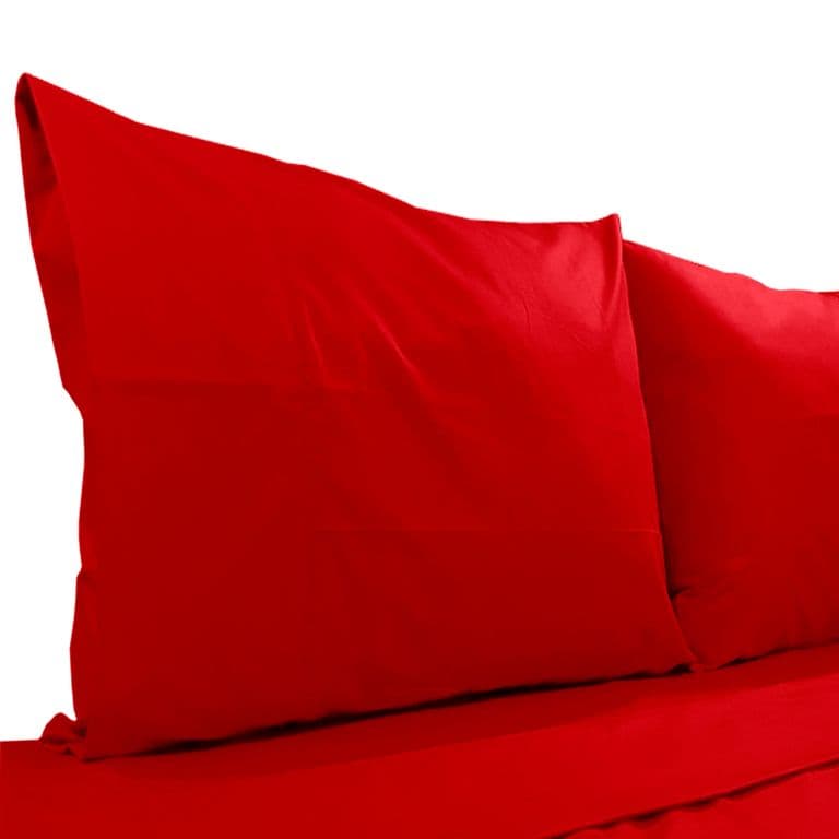 Juego De Sabanas King Diversion Clasico Rojo 200 Hilos