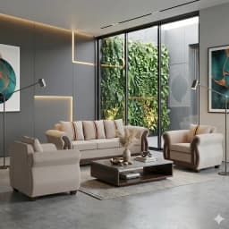 JUEGO DE LIVING 3-1-1 ISIDORA Beige