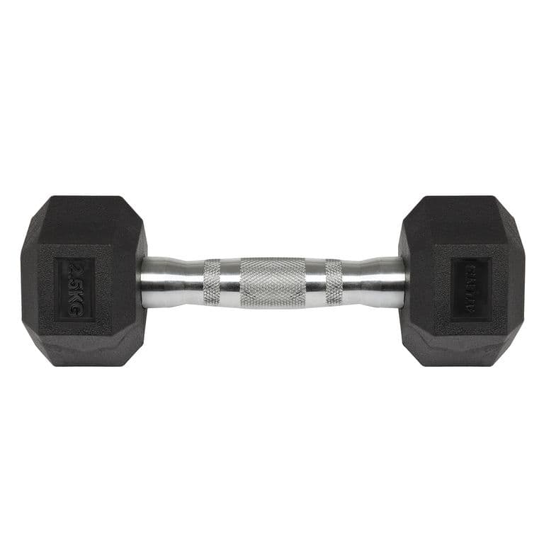 Mancuerna Hexagonal 2.5 Kg Negro