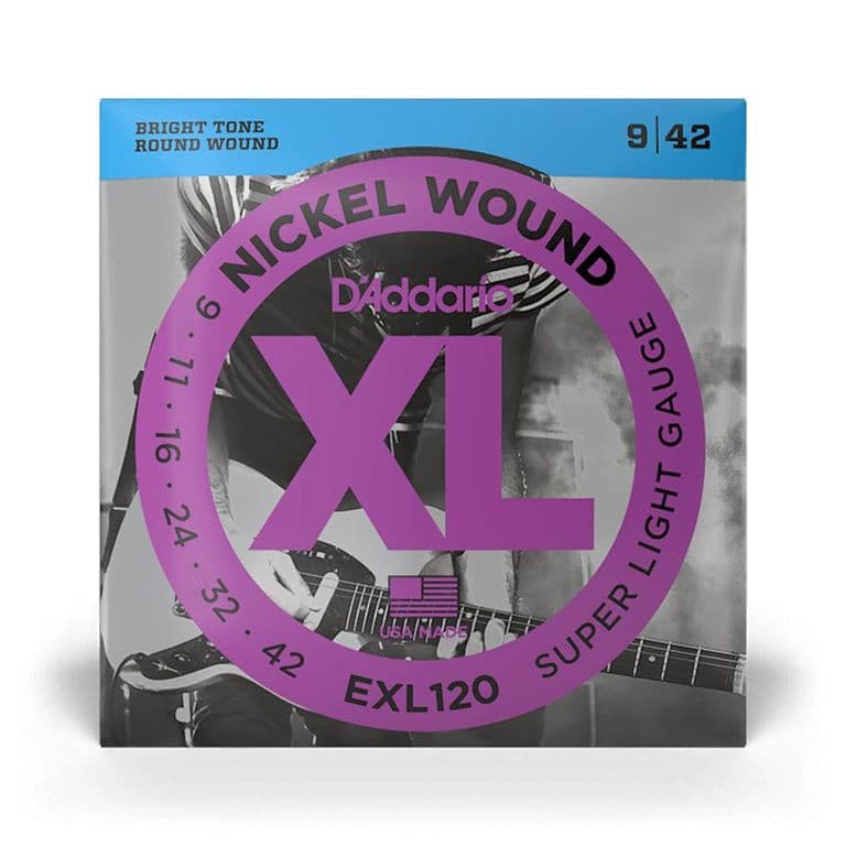 Cuerdas Para Guitarra Electrica EXL120, 09-42