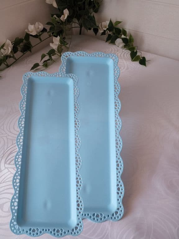 Pack 2 Bandejas Rectangular Para Pasteles