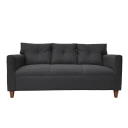 SOFA MATEO CHENILLE PATA MADERA 3C Grafito