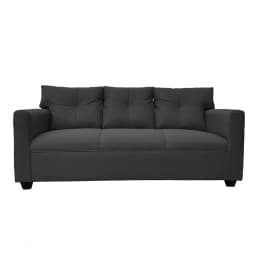 SOFA MATEO CHENILLE PATA PLASTICA 3C Grafito