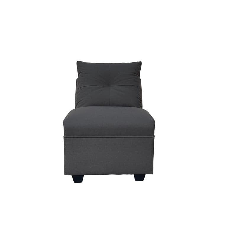BUTACA MATEO CHENILLE GRAFITO PATA PLASTICA 1C