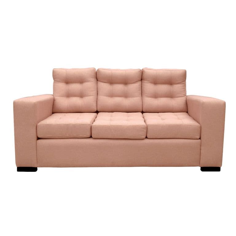 SOFA ANTU FELPA PALO ROSA 3 CUERPOS