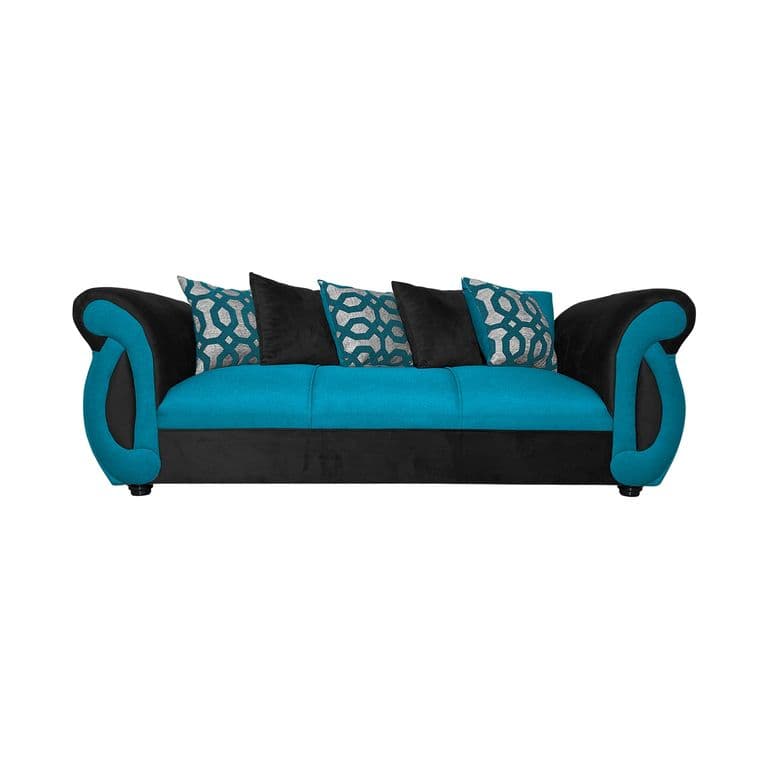 SOFA NEW DOMINGA TURQUESA 3 CUERPOS