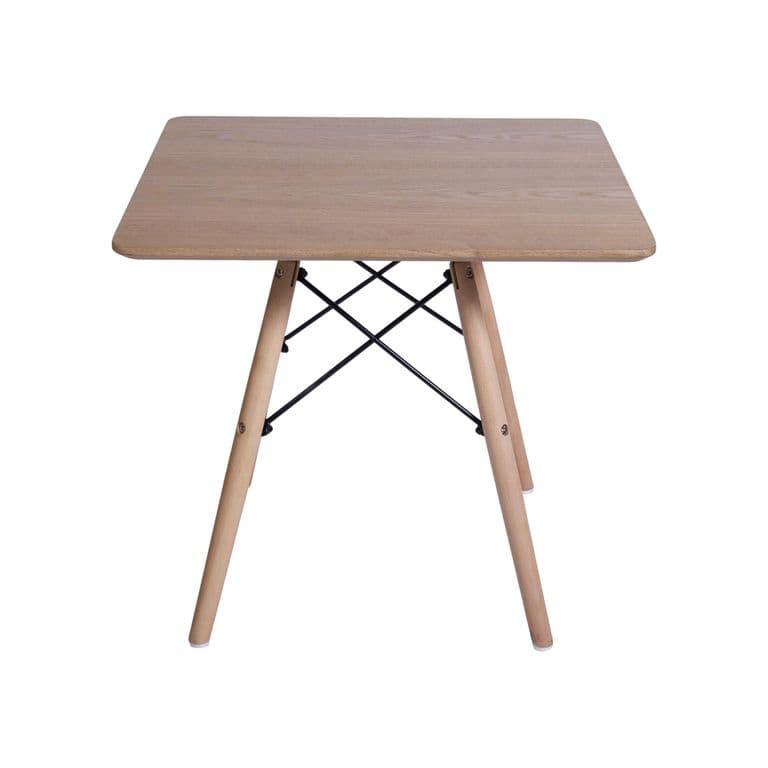 Mesa Lateral Eames madera Cuadrada