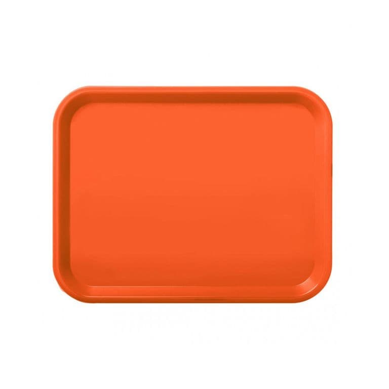 BANDEJA DE FIBRA DE VIDRIO 45X35 NARANJA