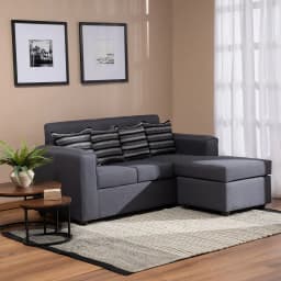 Sofa Seccional Intercambiable Viena Lino Catania Marengo DUNA.