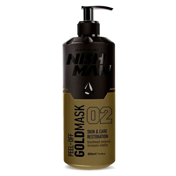 Mascarilla Facial Gold NishMan Anti Puntos Negros 200ml