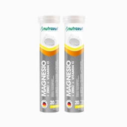 Magnesio 350 mg +Zinc 10 mg + Vit C - Pack 2 Unidades.