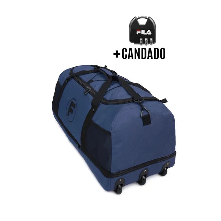 Bolso enrollable Goliat 130 ltrs + candado azul Azul XL