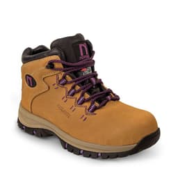 Zapato de Seguridad Adelaida Beige Morado Mujer Cafe 38