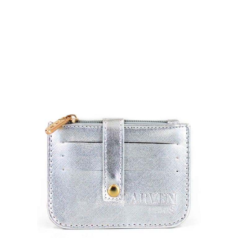 Tarjetero mujer Obi gris Paris Plateado TALLA UNICA