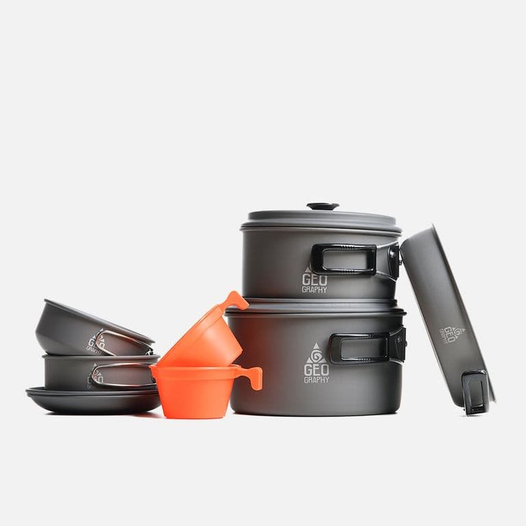 Set Cocina Unisex Baritu 4P Gris Oscuro