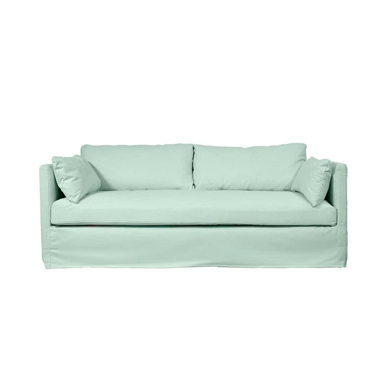 SOFA QUEPE CHENILLE AGUA 3C