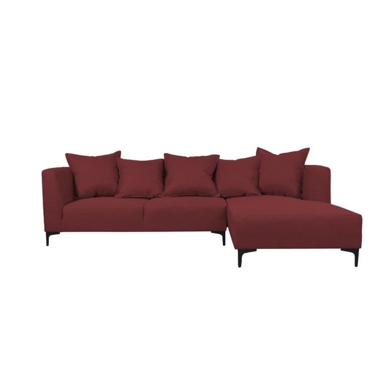 SECCIONAL CORDELIA FELPA ROJO