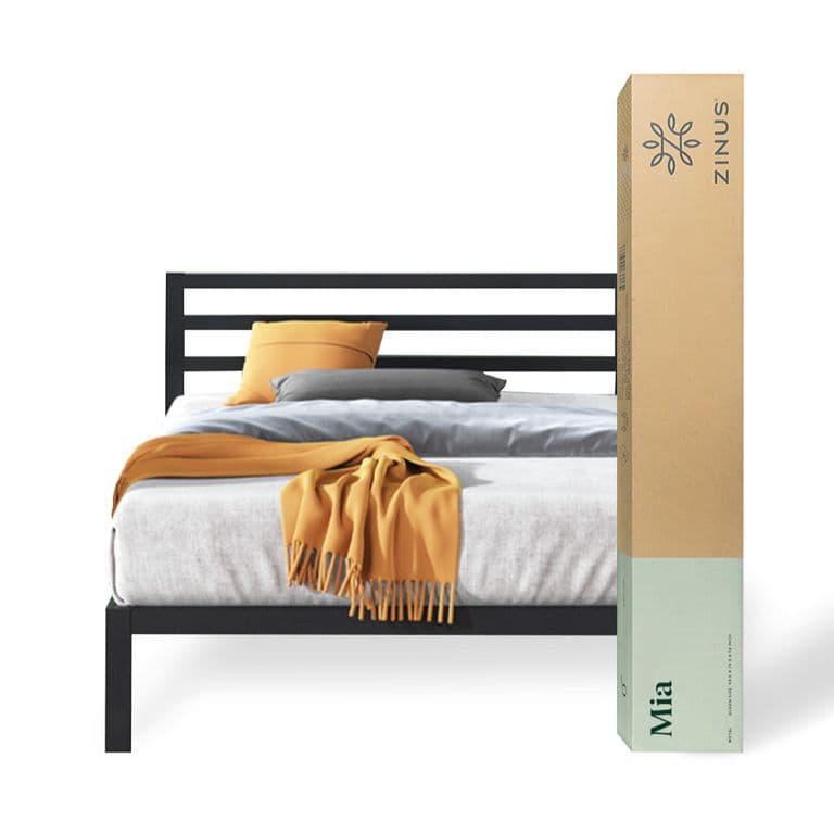 Base de cama con respaldo MIA King 180x200x36cm