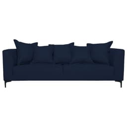 SOFA CORDELIA FELPA AZUL 2 CUERPOS