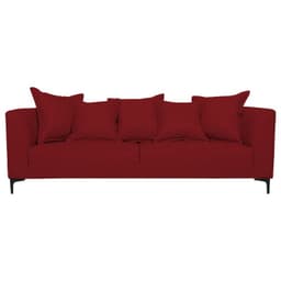 SOFA CORDELIA FELPA ROJO 2 CUERPOS