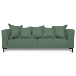 SOFA CORDELIA FELPA VERDE 2 CUERPOS
