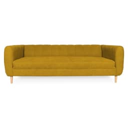 SOFA LYNETTE FELPA AMBARINO 3 CUERPOS