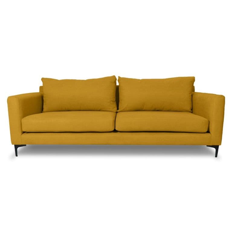 SOFA ALANNA FELPA AMBARINO 3 CUERPOS