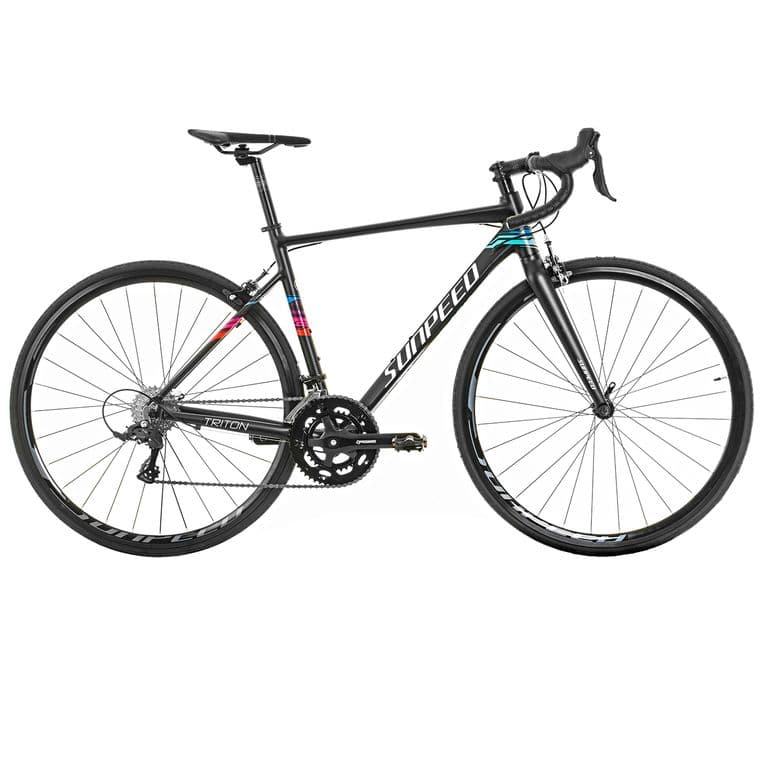 BICICLETA RUTA TRITON NEGRA TALLA XS 44