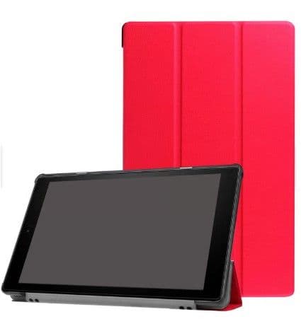 Funda Fibra Fire HD8 Color Rojo