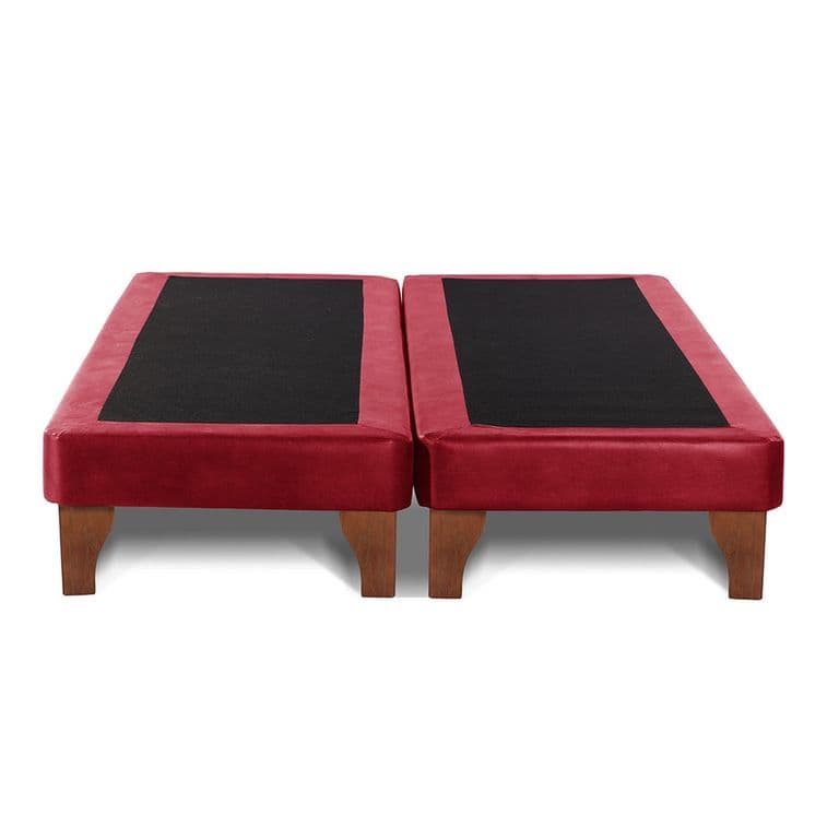 Base Europea Zen Cuero Rojo 2 Plazas