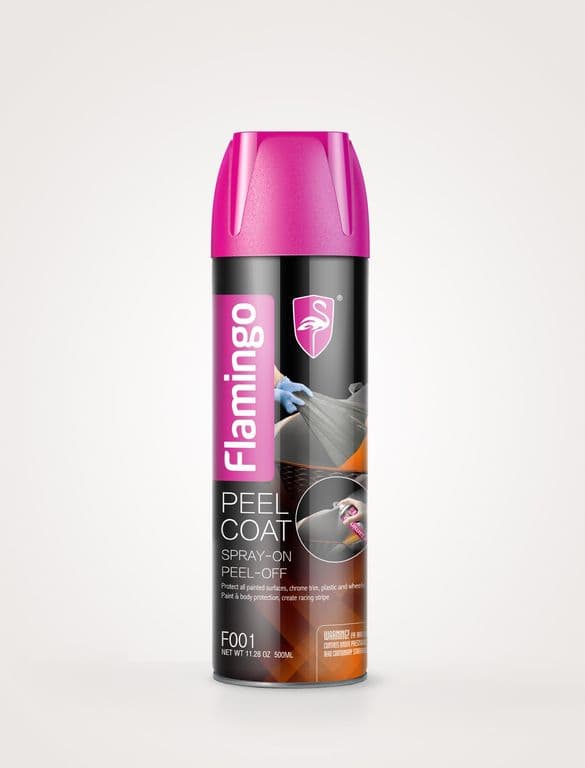 Pintura Spray Removible Negro Brillante 500ml Flamingochile