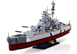 Barco WWII Acorazado BismarckTirpitz compatible Lego