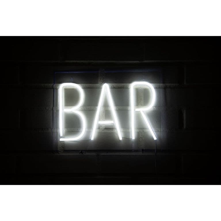 LETRERO ESTILO NEON BAR USB40X30CM