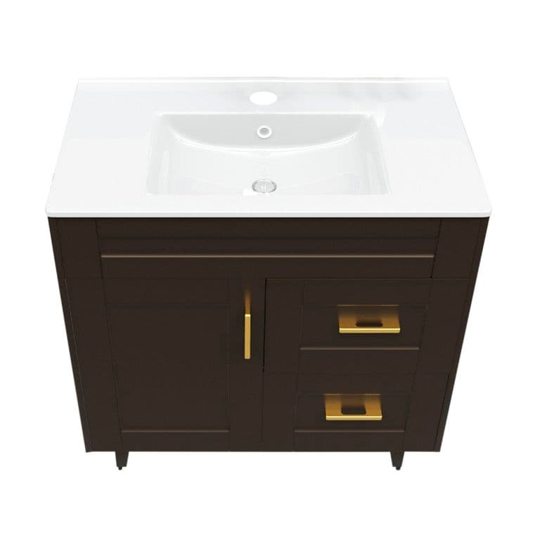 Kit Mueble Vanitorio Deluxe 80SK CafE P 80x47x80cm
