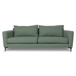 SOFA ALANNA FELPA VERDE 2 CUERPOS