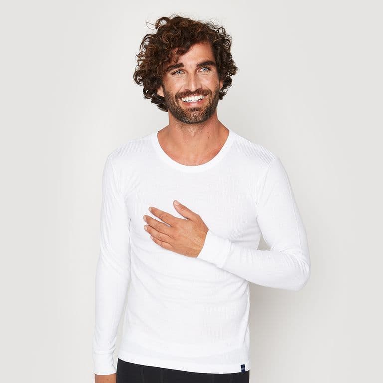 Camiseta Termica Manga Larga Blanco L