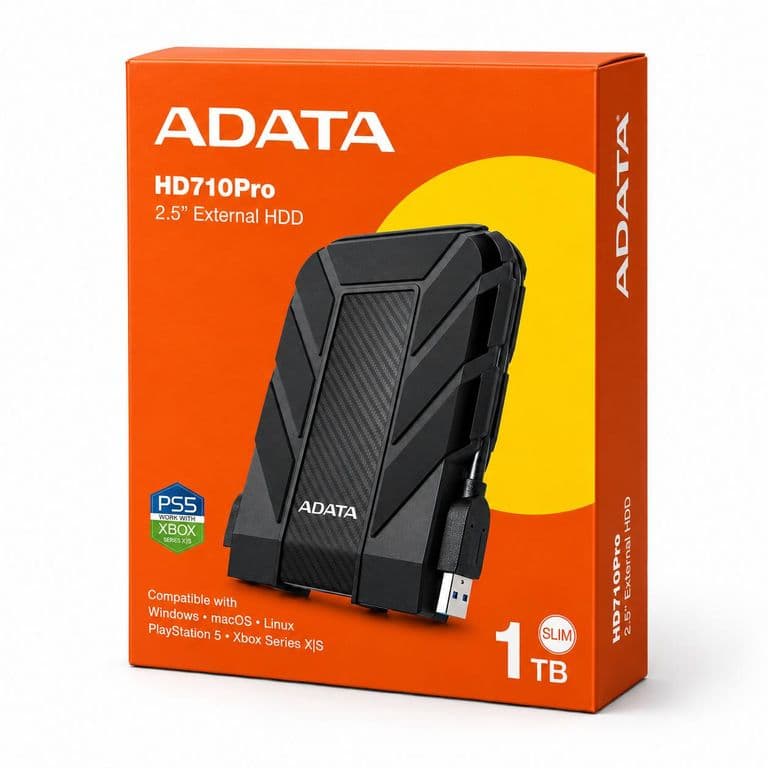 Disco Externo 1Tb AntiGolpes/Waterproof HD710PRO Black