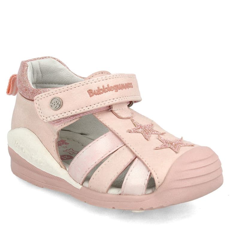 Sandalia Nina Bubblegummers Bio Fit Rosado Rosa 18