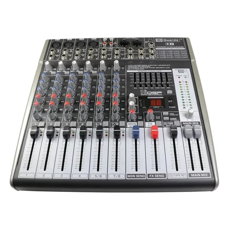 MIXER (MESA DE SONIDO) 8 CANALES