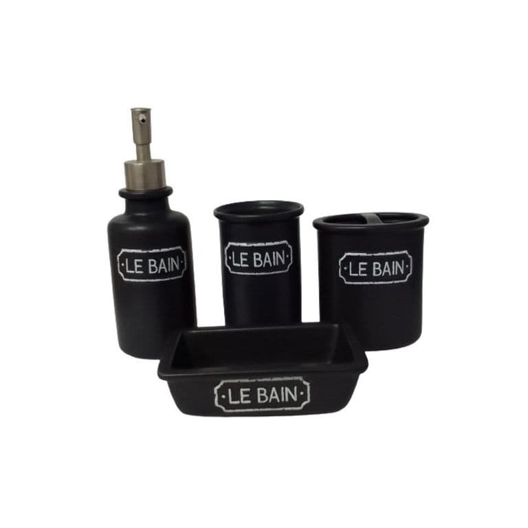 Juego Bano Ceramica 4 Piezas