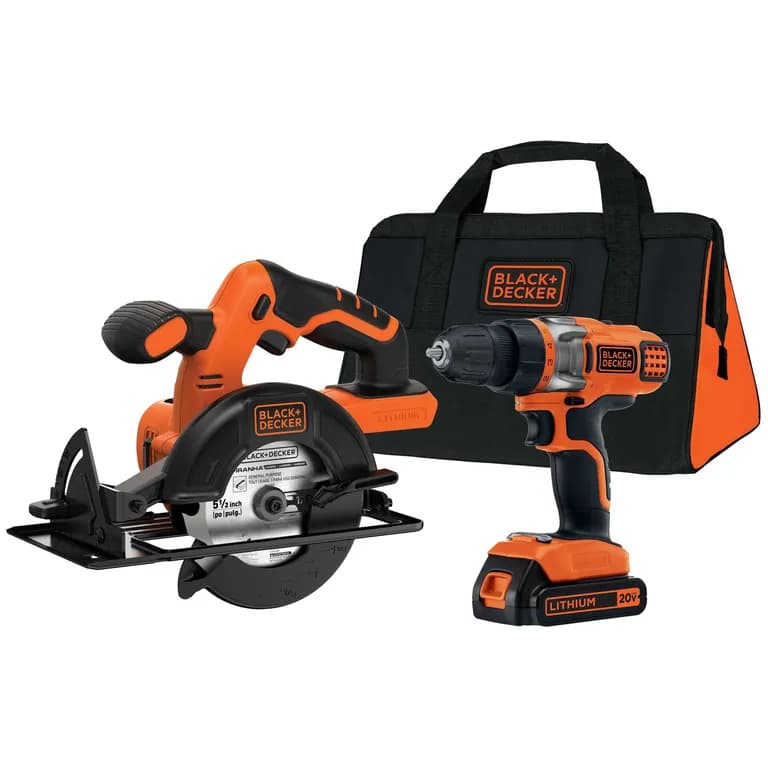Kit Taladro Atornillador + Sierra Circular 20V