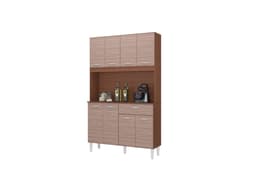 Mueble de cocina Cassia 8 puertas capuchino/almendra
