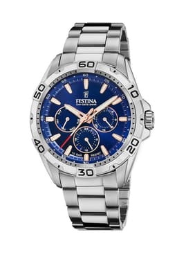 Reloj F20623/2 Azul Hombre Multifuncion Azul TALLA UNICA