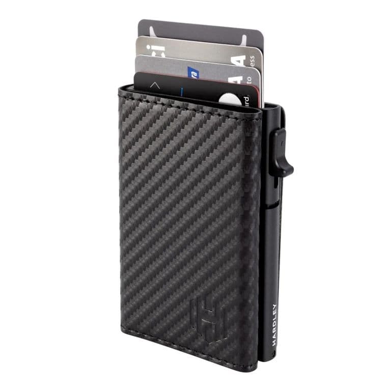 Billetera Hombre Tarjetero Pop-up Bloqueo Rfid - Negro Negro TALLA UNICA