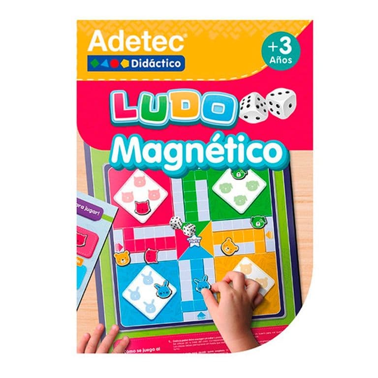 Juego De Mesa Ludo Laminas Magnetica Incluye Dados