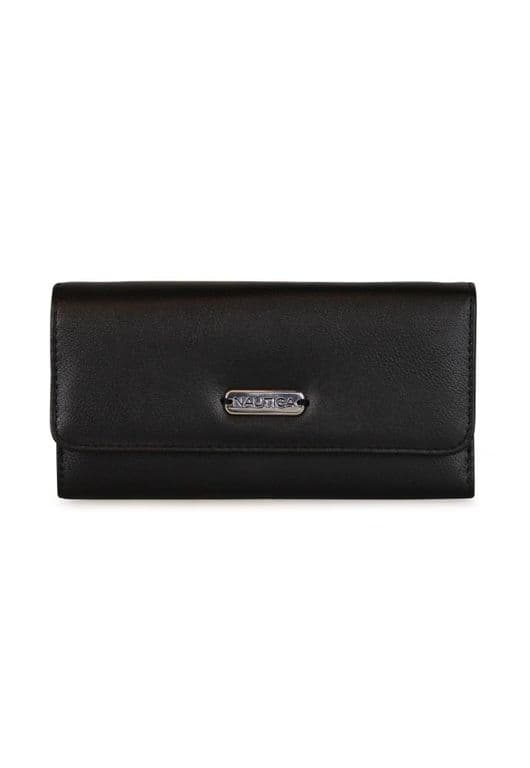 Billetera de mujer Angola negra Negro TALLA UNICA