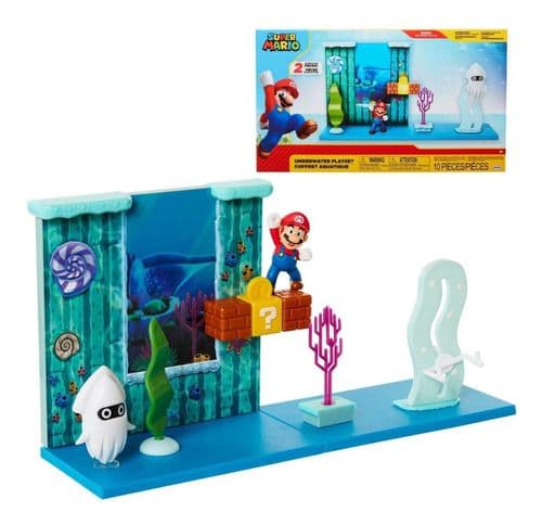 Figura de accion coleccion Mario Bros bajo el agua